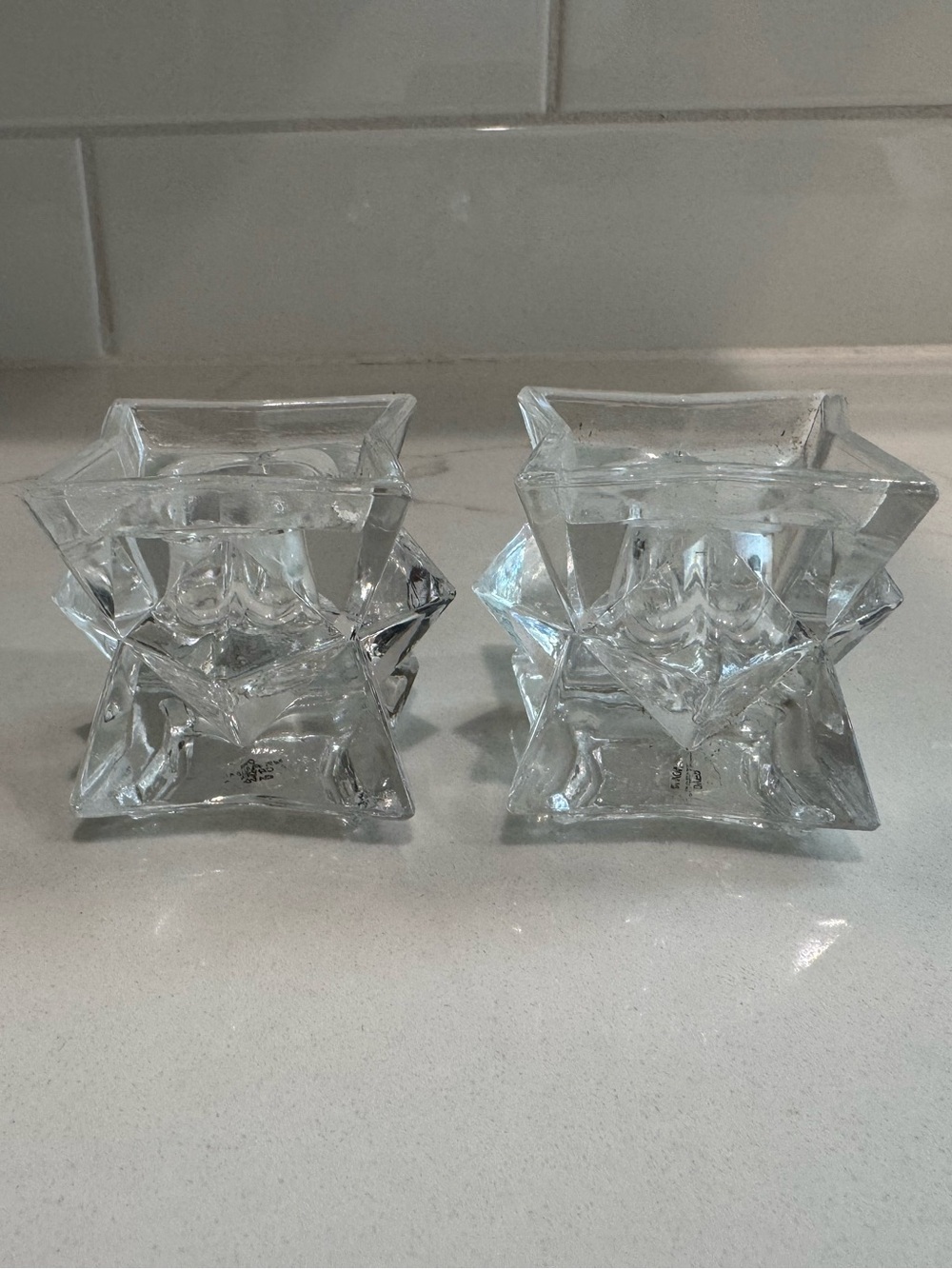 Avon vintage  candle holders